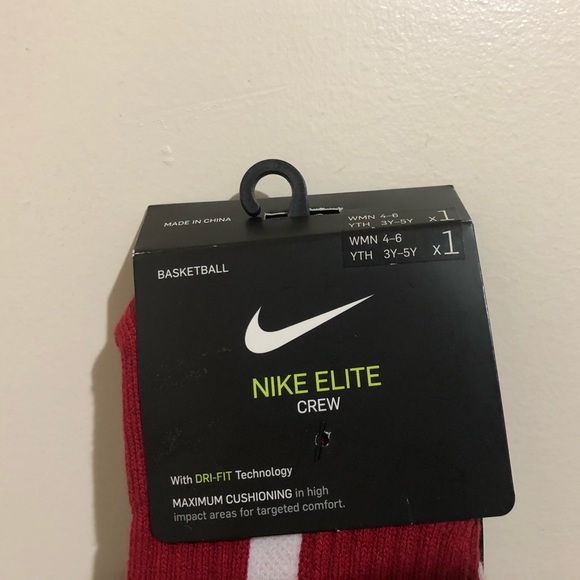 Nike Elite Basketball Socks, Crew, 1 Pair, Various Sizes - Picture 2 of 11